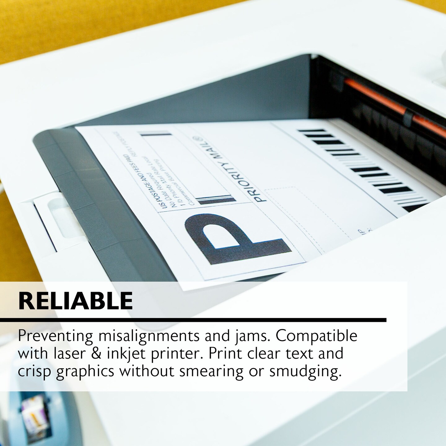 BAZIC White Multipurpose Labels Full Sheet 8.5" X 11" (10/Pack)