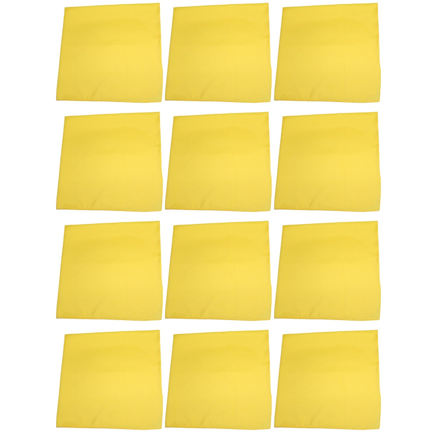 12 Pack Cotton Bandanas in Plain Colors for Crafts, Costumes, Workwear