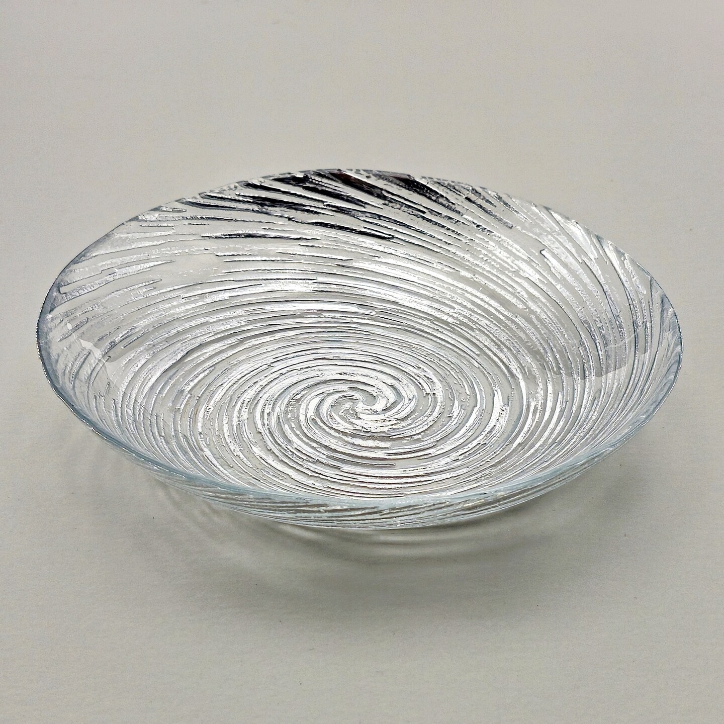 Handmade Glass Bowl Vortex Swirl Design for Everyday and Special Use