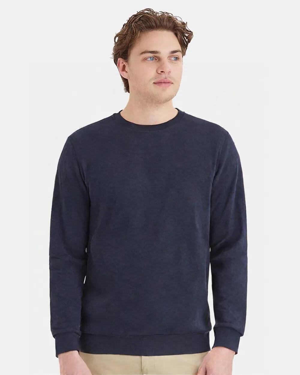 Hanes Unisex EcoSmart Fleece Crewneck Sweatshirt For Casual Wear