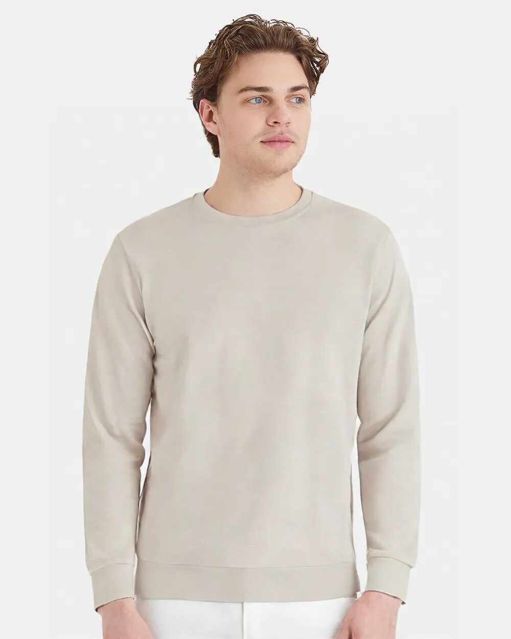 Hanes Unisex EcoSmart Fleece Crewneck Sweatshirt For Casual Wear