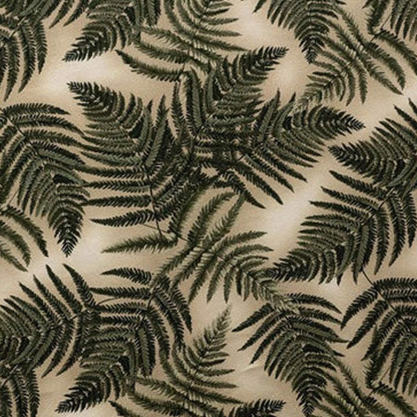 1 Yard Floating Leaves Cotton Upholstery Fabric 36in L x 56in W