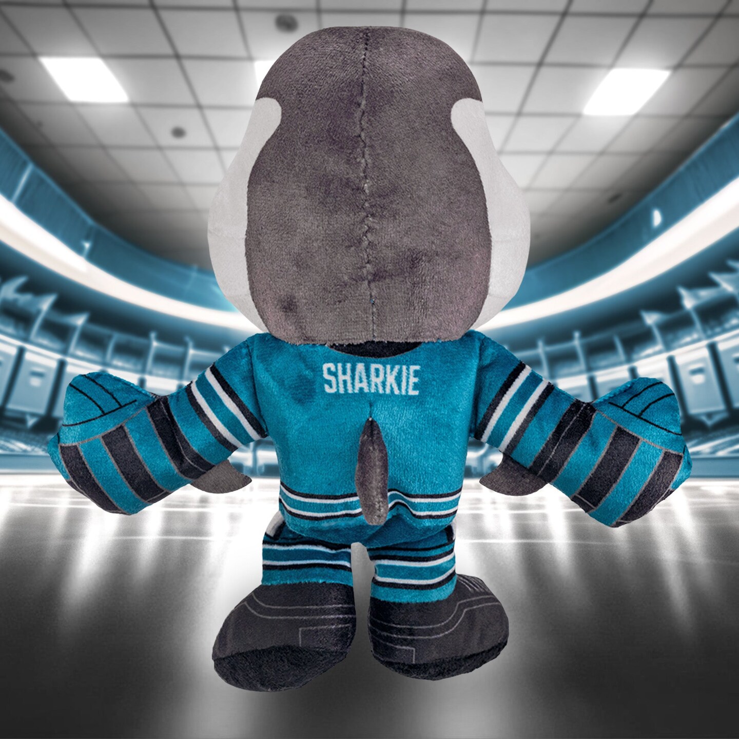 Bleacher Creatures San Jose Sharks SJ Sharkie 8&#x22; Kuricha Mascot Plush