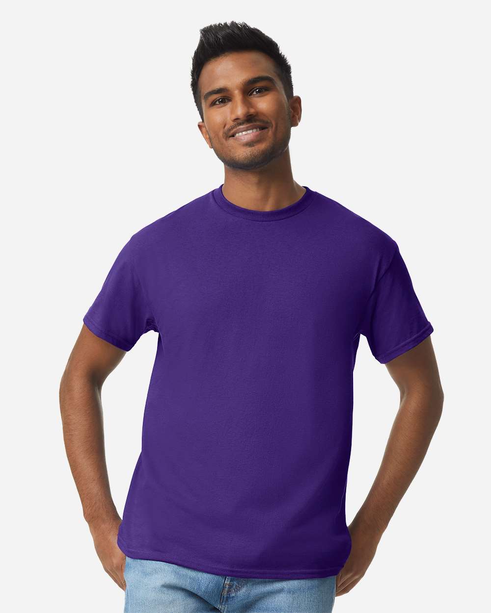 Gildan Heavy Cotton Crewneck T-Shirt – Blank Short Sleeve Tee for Crafting & Everyday Wear