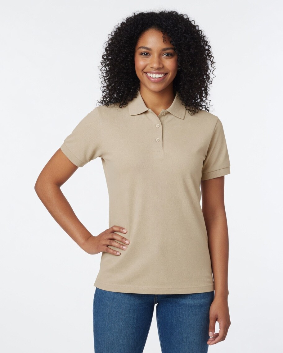 Gildan DryBlend Jersey Polo Short Sleeve T-Shirt for Workwear, Casual Style & Everyday Comfort