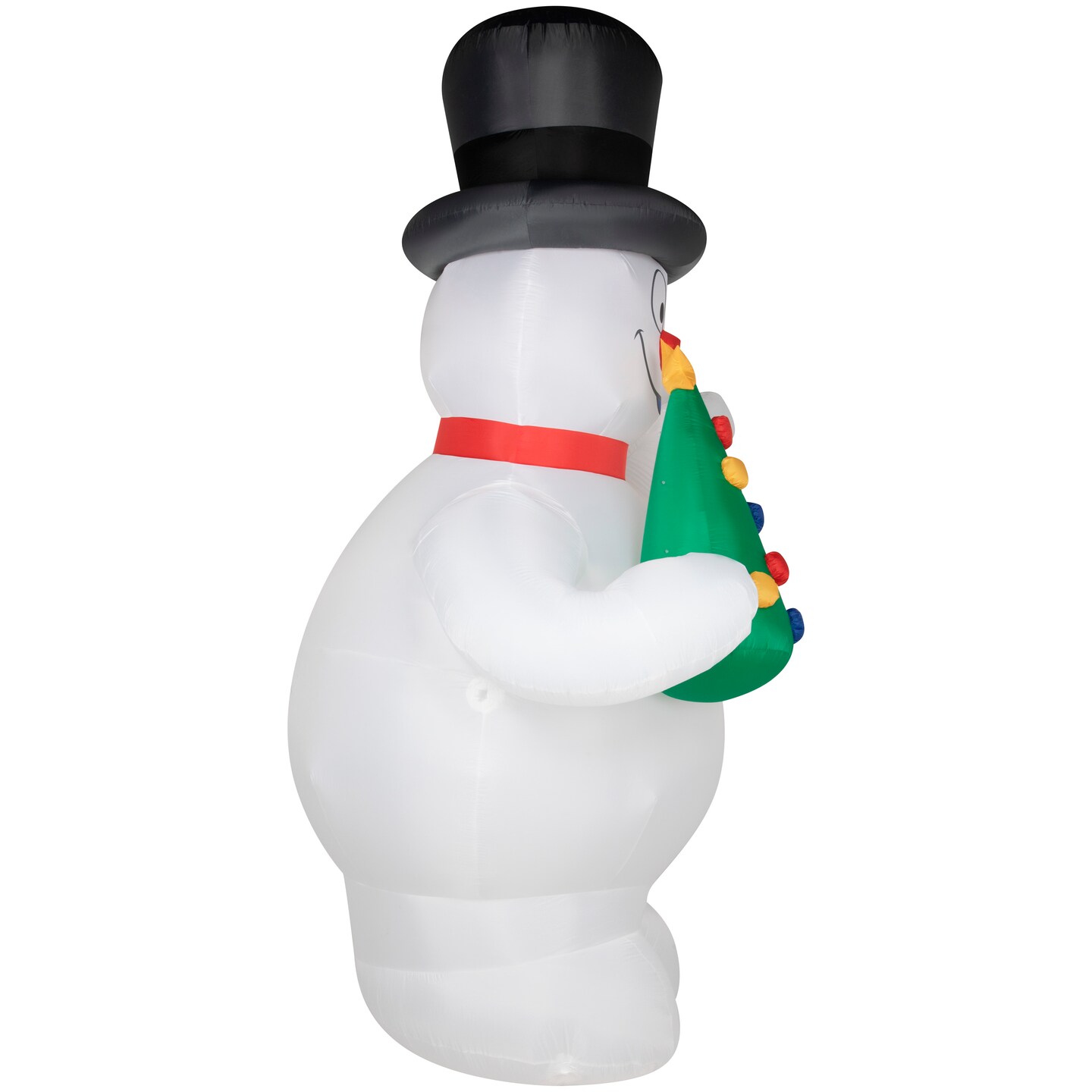 16' Gemmy Airblown Inflatable Projection Frosty the Snowman w/ Christmas Tree Yard Decoration 885402