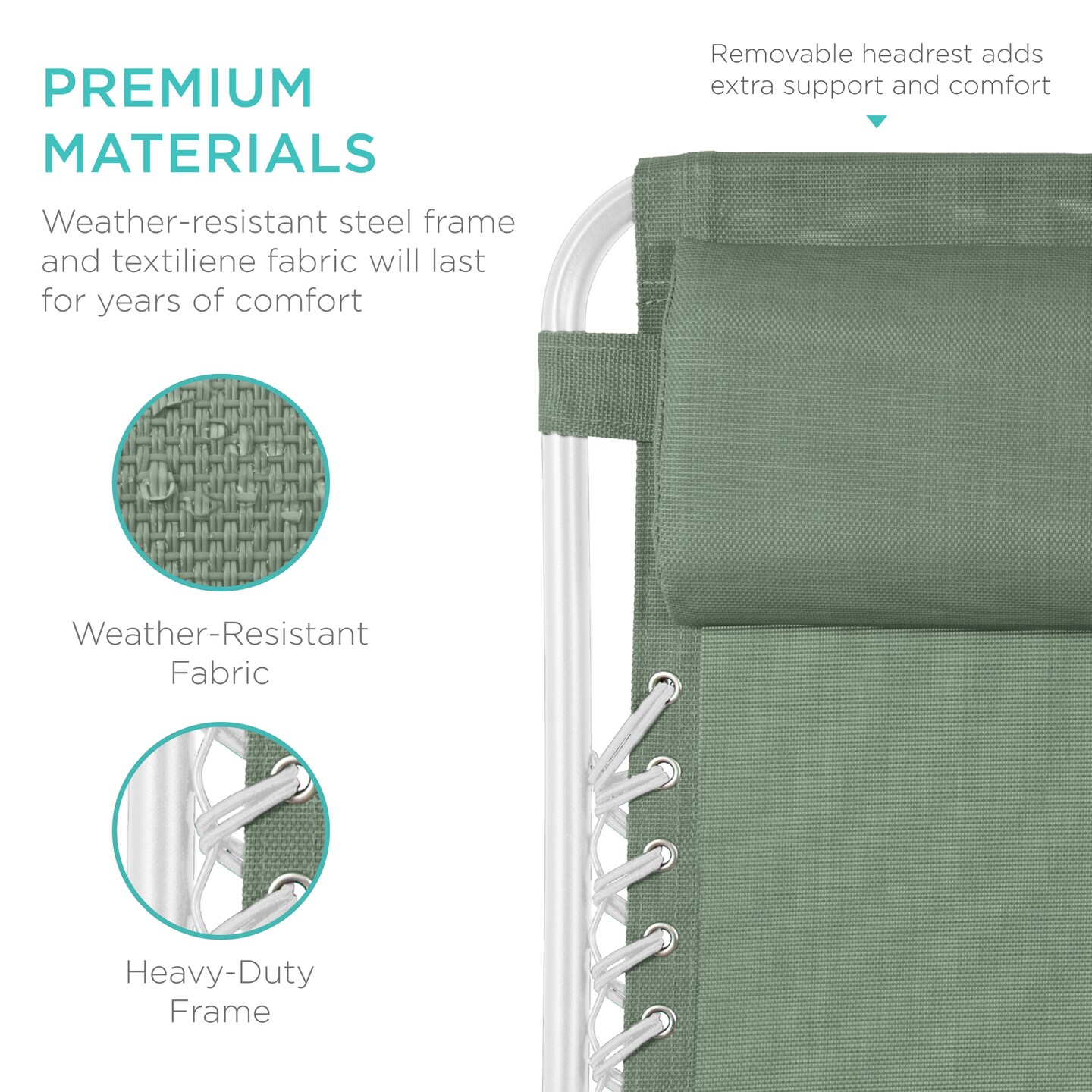 Best Choice Products Set of 2 Zero Gravity Lounge Chair Recliners for Patio, Pool w/ Cup Holder Tray