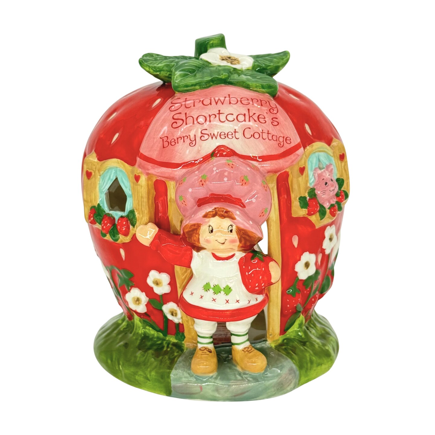 Blue Sky Clayworks: Strawberry Shortcake Berry Sweet Cottage Candle House