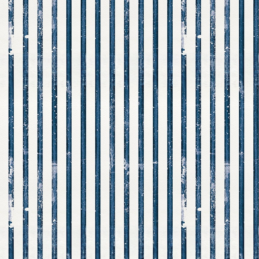 Fabric Riley Blake Blue Faded Stripes Sew America by the Quarter Yard C17349-BLUE