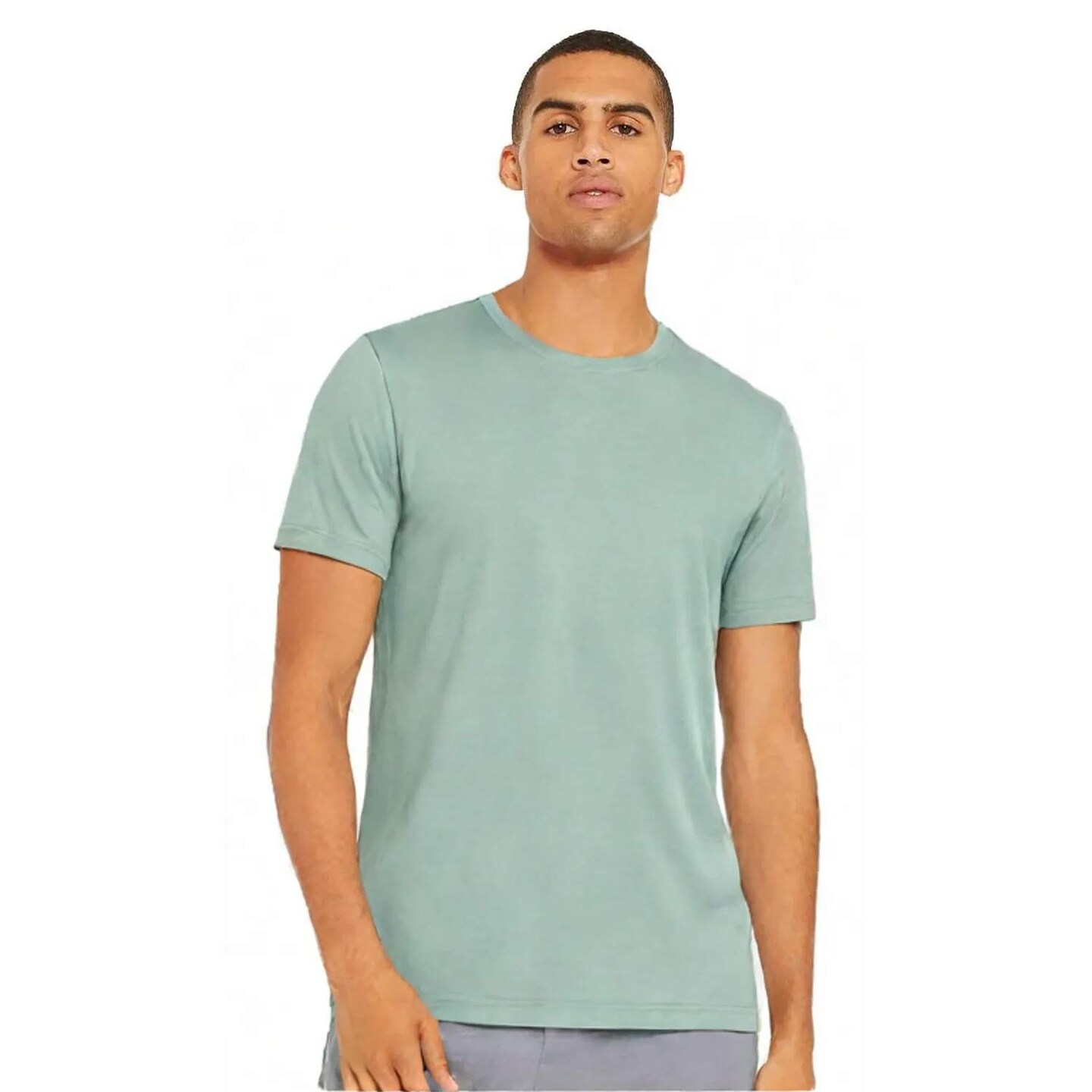 BELLA + CANVAS Lightweight Crewneck Short Sleeve Jersey T-Shirt for Everyday Basics & Casual Layering Tee