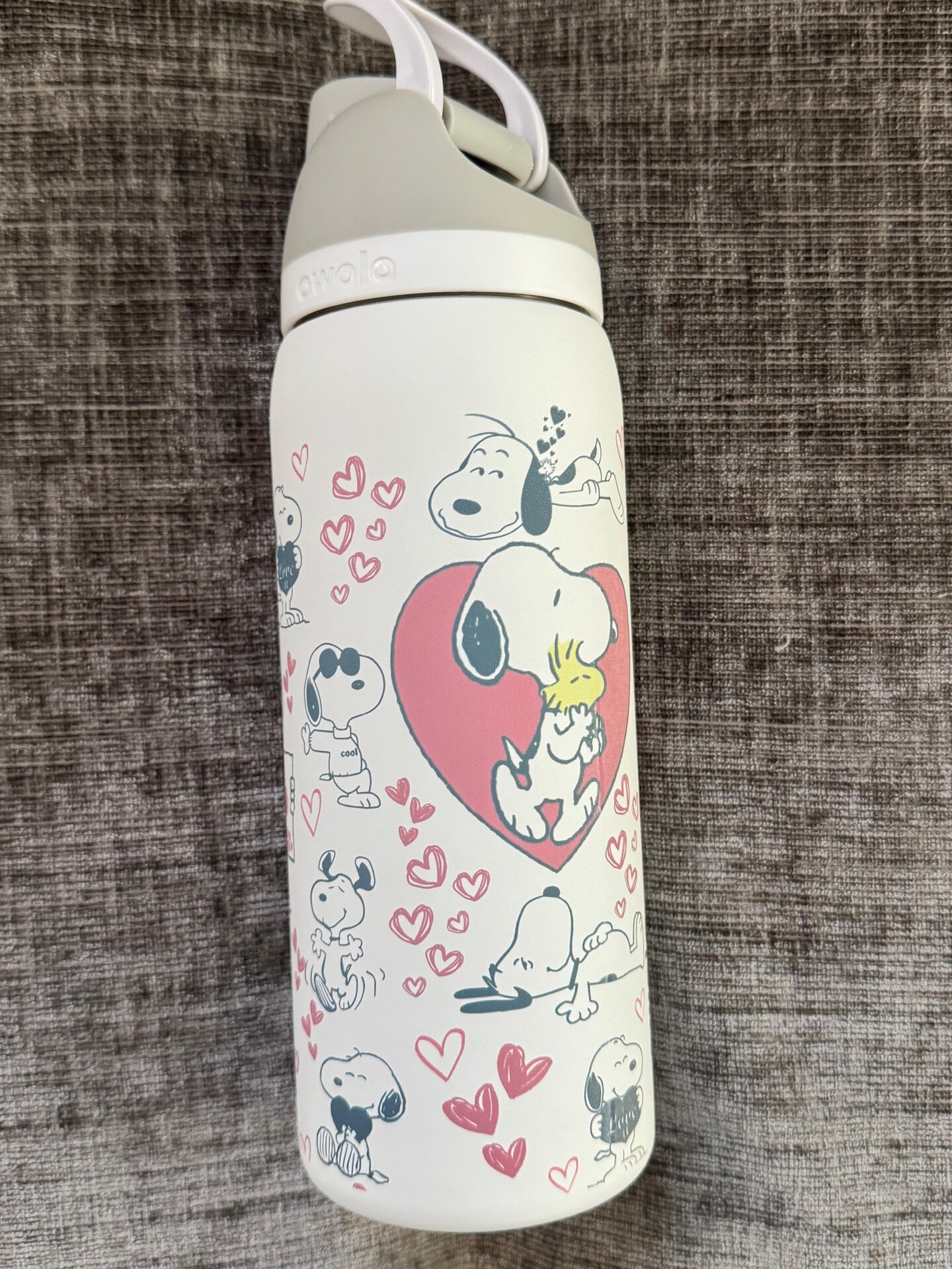 Copy-Snoopy Owala 32oz Water Bottle Peanuts Aesthetic Tumbler Leak