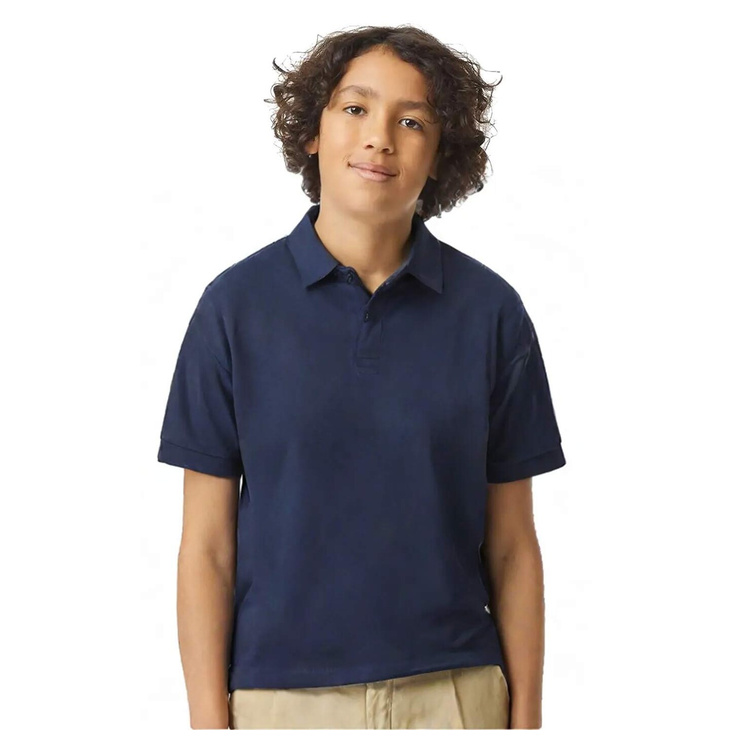 Gildan DryBlend Youth Jersey Polo Shirt for School Wear Blank Tee