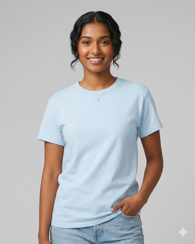 3 Pack: Gildan® Ultra Cotton Crewneck Short Sleeve T-Shirt 100% US Cotton for Custom Printing & DIY Blank Tee