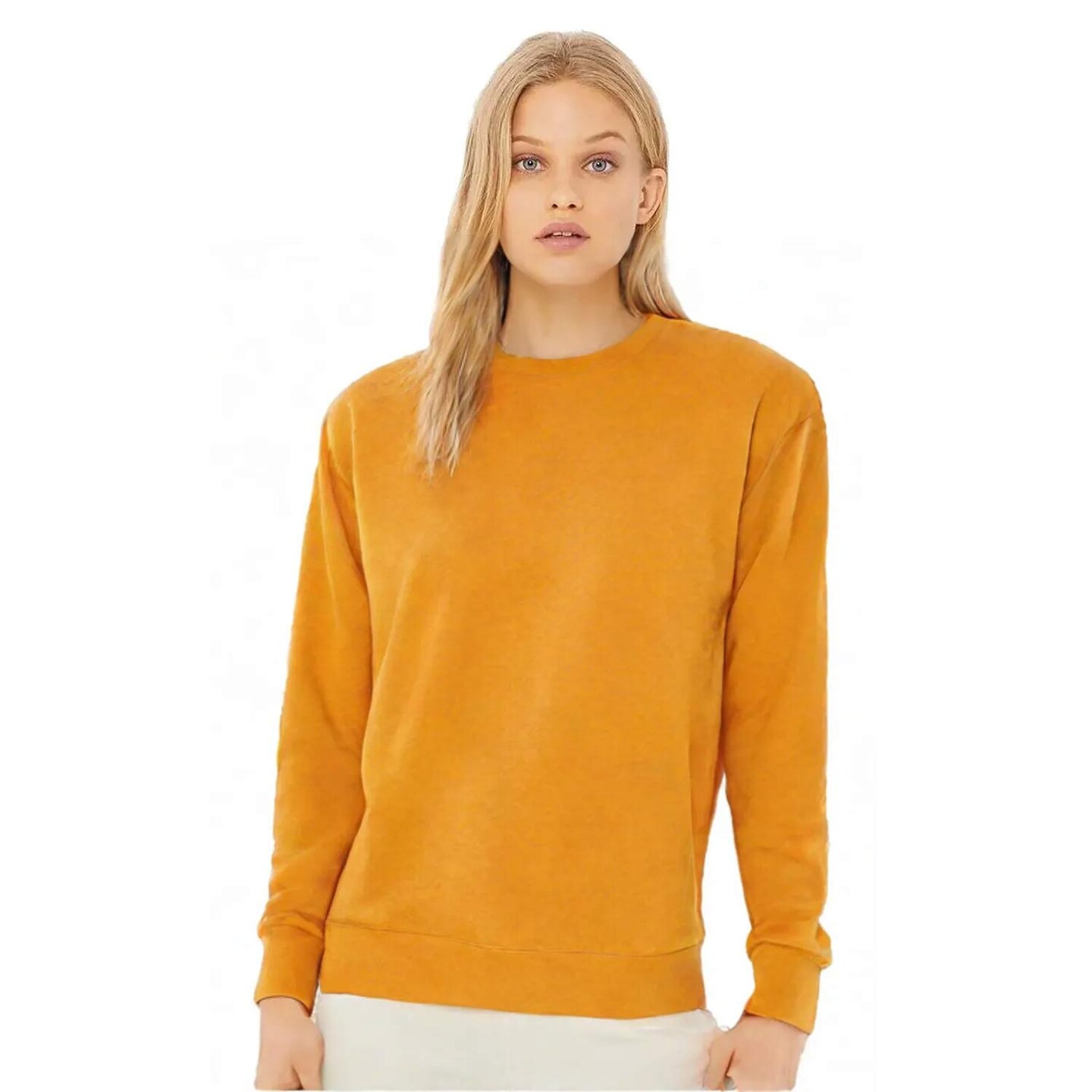 BELLA+CANVAS Sponge Fleece Drop Shoulder Crewneck Sweatshirt for Casual, Streetwear & Layering Wear