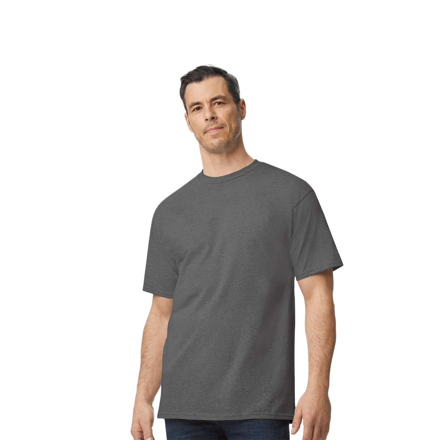 Gildan Men's Tall Ultra Cotton Heavyweight Short Sleeve T-Shirt For Custom Printing and Sustainable Workwear