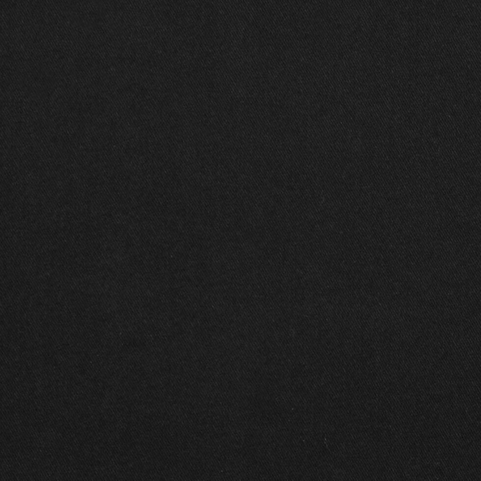 1 Yard Lightweight Italian Cotton Suiting Fabric Black Solid Versatile Material 43 inch Width
