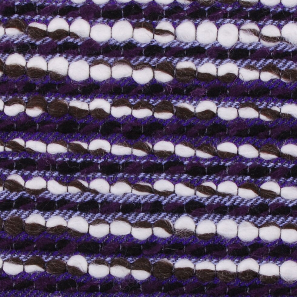 1 Yard Italian Purple Striped Virgin Wool 60&#x2019;&#x2019; Width