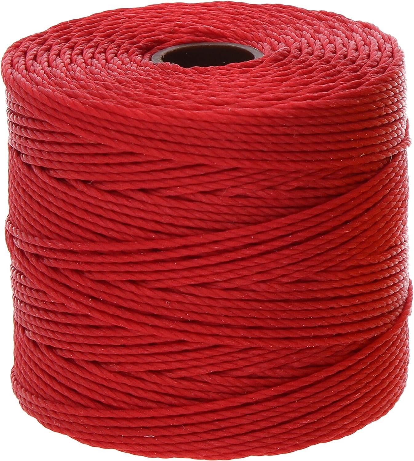 The Beadsmith S-Lon Bead Cord – .5 mm Twisted Nylon Cord for Stringing