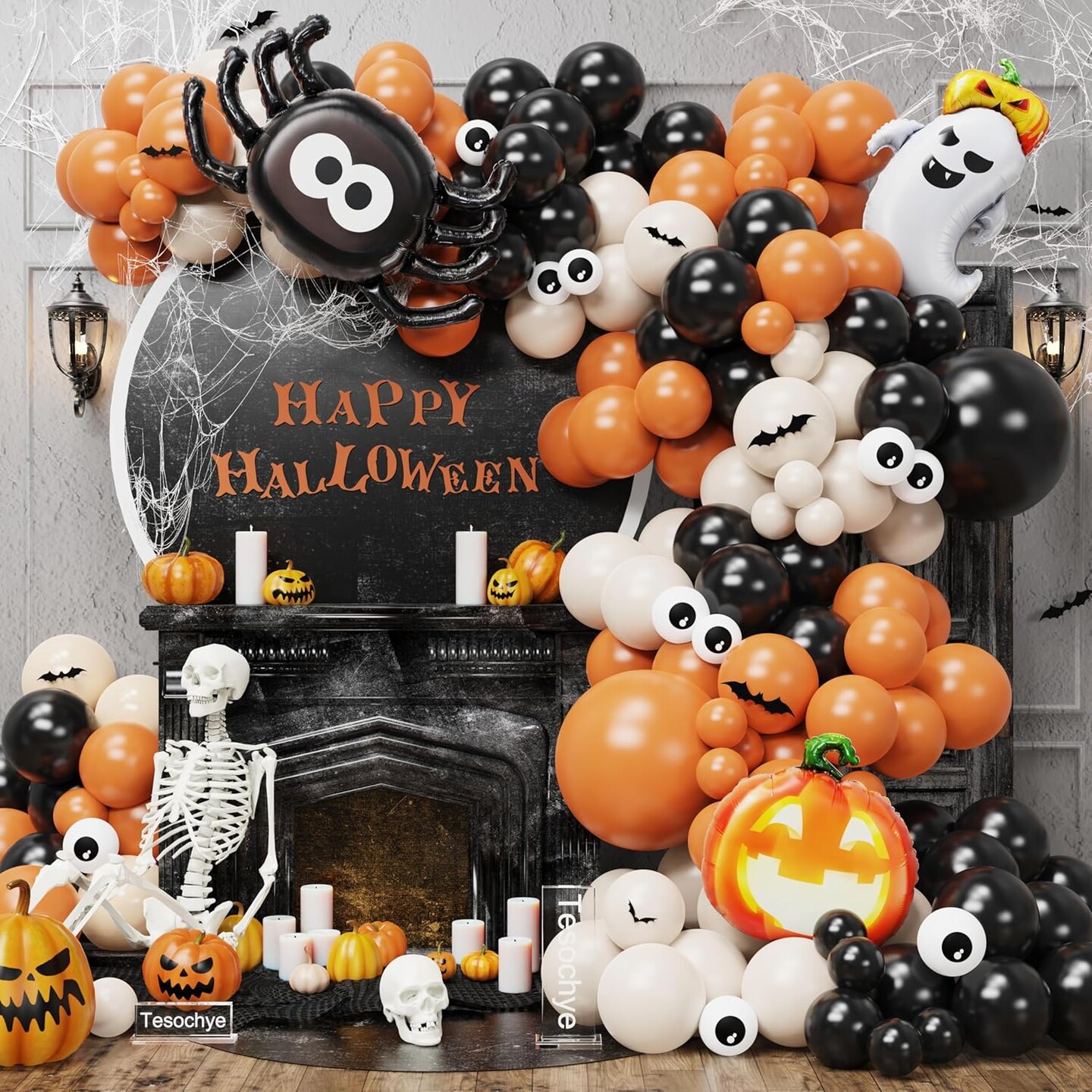 Halloween Balloon Garland Arch Kit(Halloween)