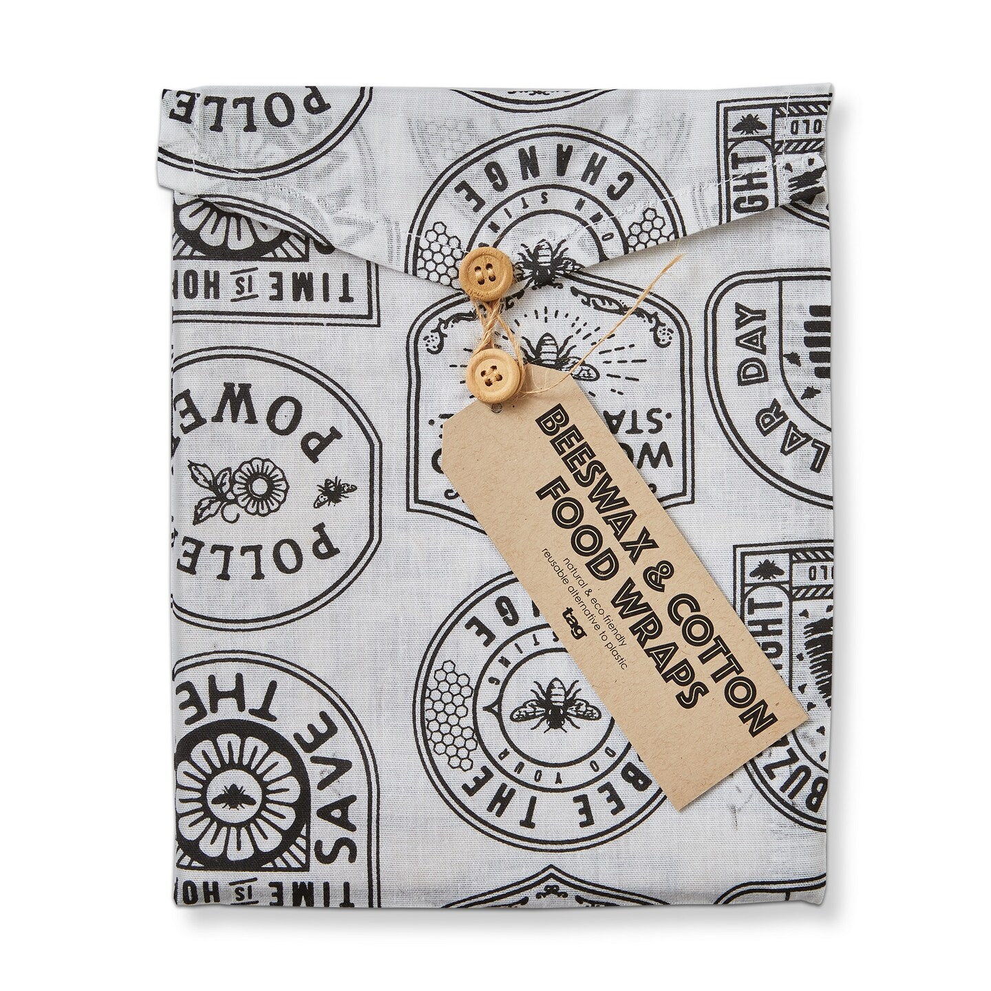 Bee The Change Beeswax Food Wraps, Set Of 3