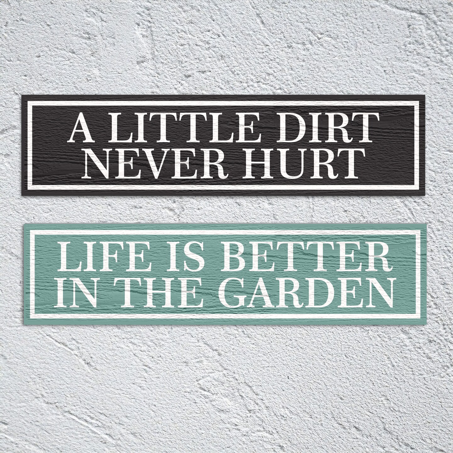 Funny Garden Quote Sign Personalized with Your Witty Saying - Humorous Yard Decor Gift - A Little Dirt Never Hurt