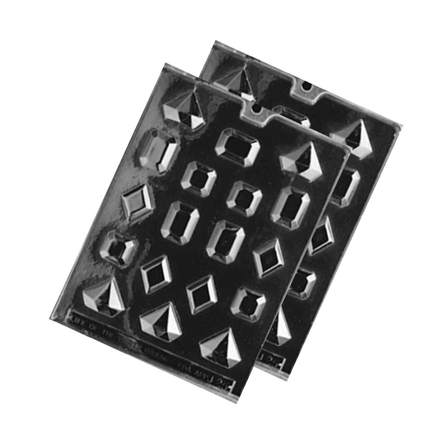 Jewels Chocolate Mold/1-1/2&#x22; x 1-1/4&#x22; x 1/2&#x22; Deep
