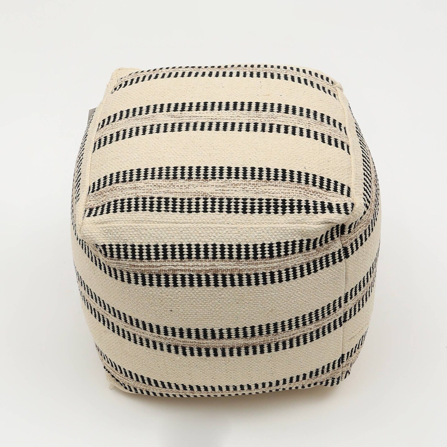 Crafted Pouf 18&#x22;x18&#x22; - Decorative Pouf for Living Room, Bedroom, &#x26; Home D&#xE9;cor