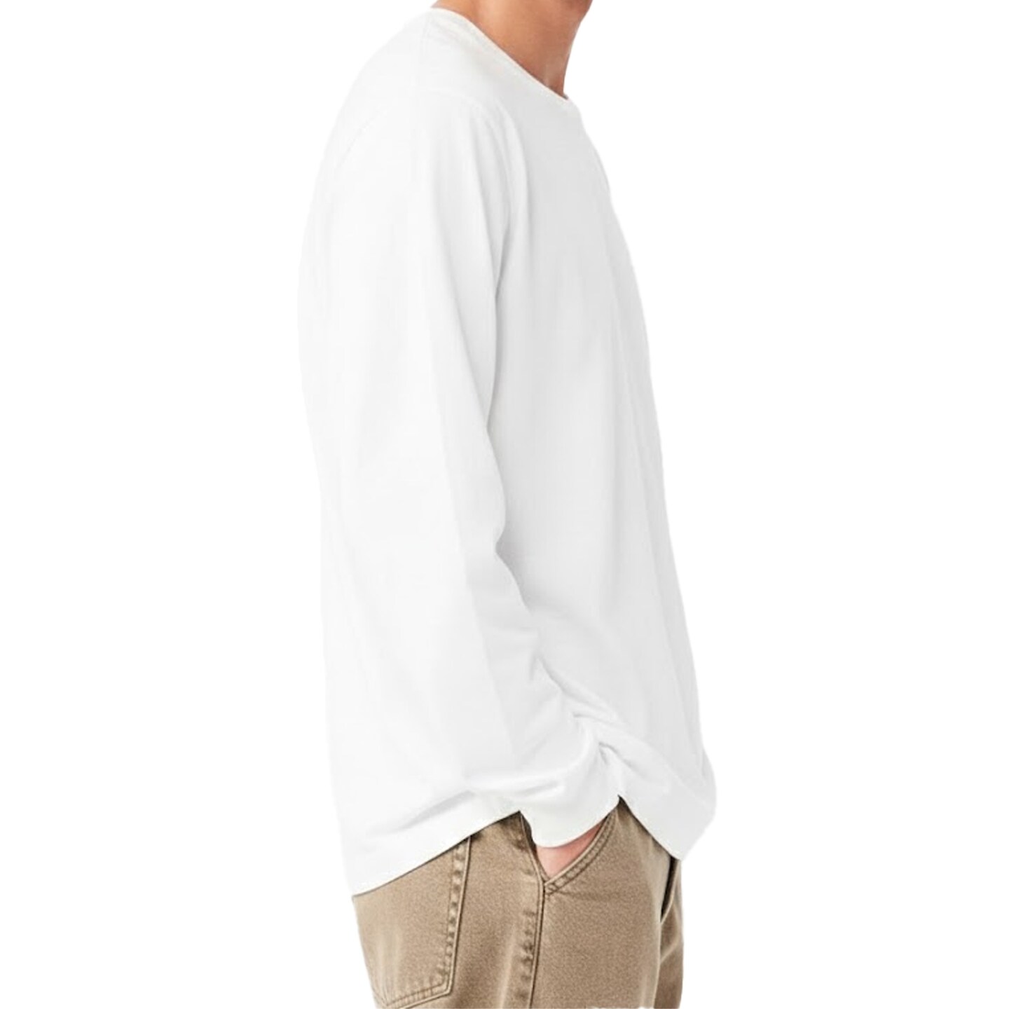 BELLA+CANVAS Heavyweight Long Sleeve Tee, Full Cotton, DIY Friendly T-shirt