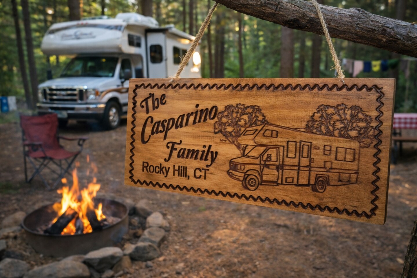 Custom Camper Wood Sign | Personalized RV Dcor Customized to Your Camper  Style | Campsite Name Sign | MakerPlace by Michaels