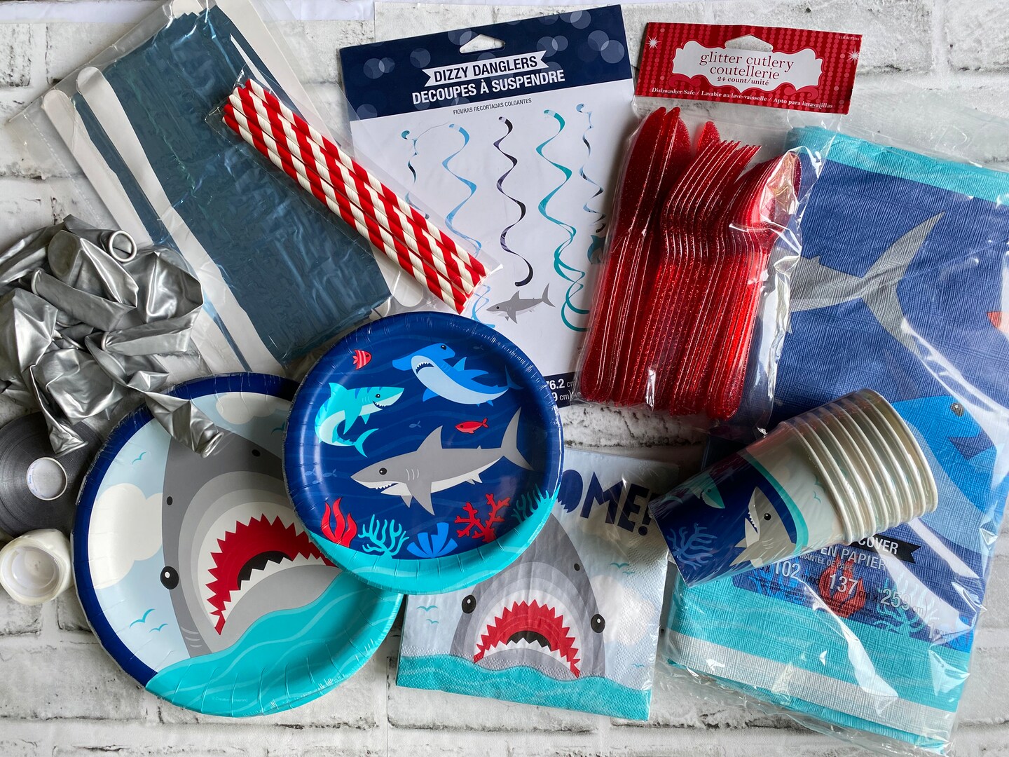Party Box Kit - Shark Week Celebration Kit - All-in-One Party