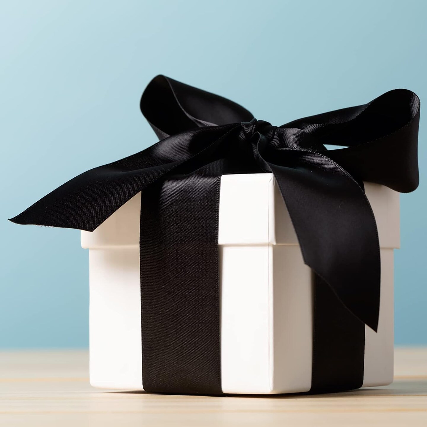 2 Rolls (1&#x201D;&#xD7;50 Yards, 1/2&#x201D;&#xD7;50 Yards) Black Satin Ribbon