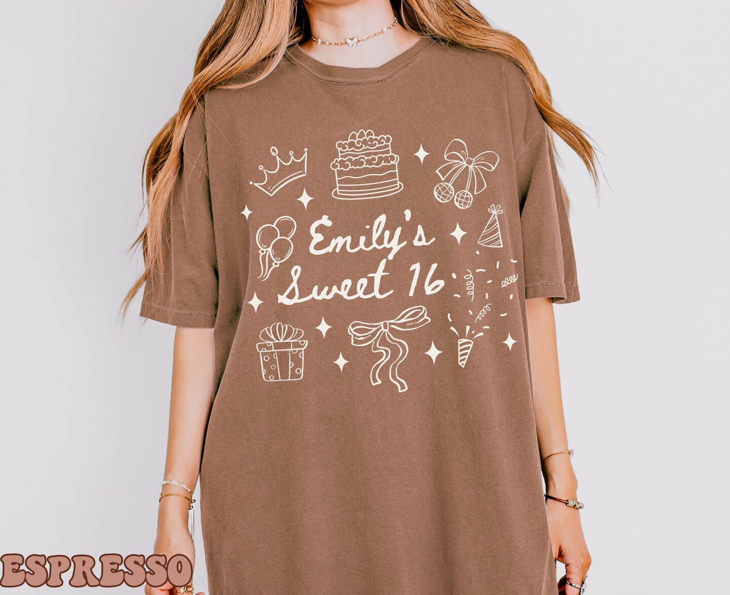 Custom 16th Birthday shirt For Her, Personalized name 16th Birthday Girl Gift, Sweet 16 Gifts For Daughter, Cute 2009 gift, Sixteen Shirts product 6