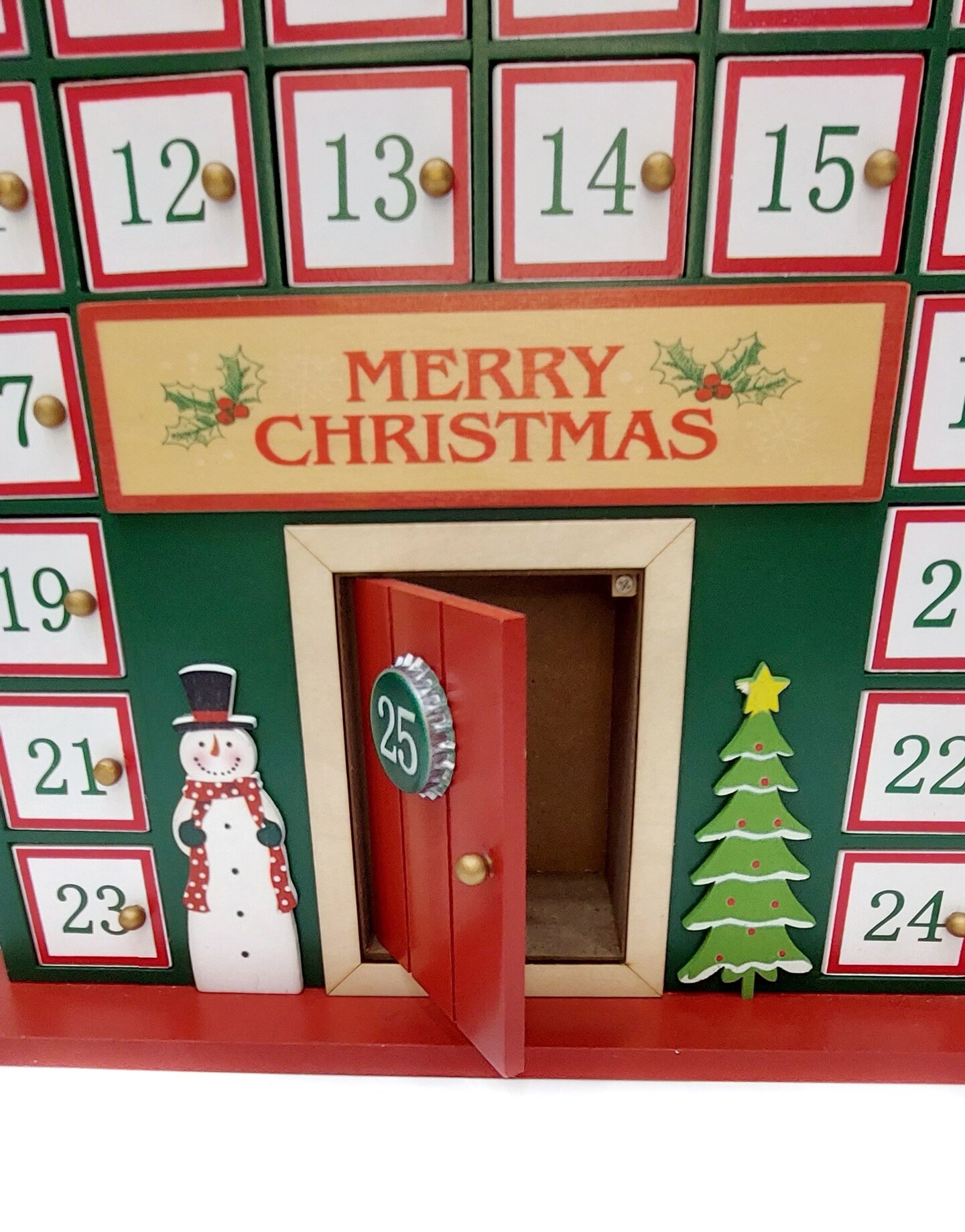 Christmas Cottage Wooden Advent Calendar Wizardi