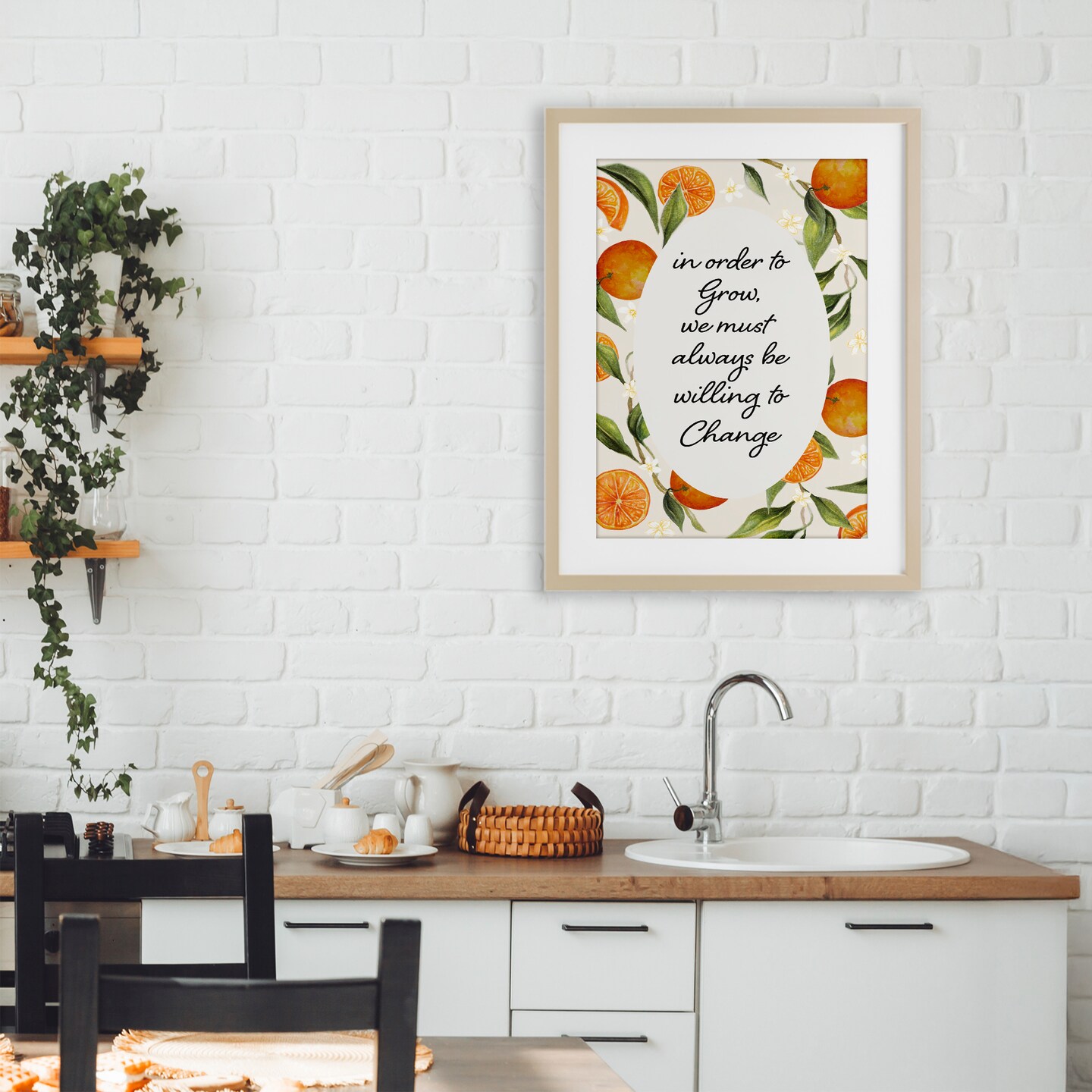 Stupell Industries Willing To Change Quote Framed Print Under Glass, design by Janice Gaynor