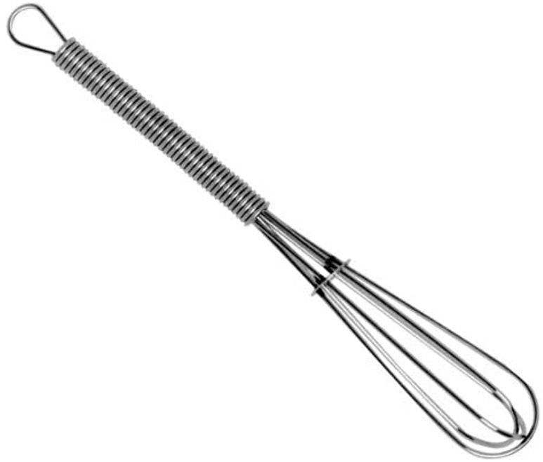 Norpro 7-inch Chrome Plated Wire Mini Whisk - Use to Whip, Stir, and Mix Dressing or Sauces