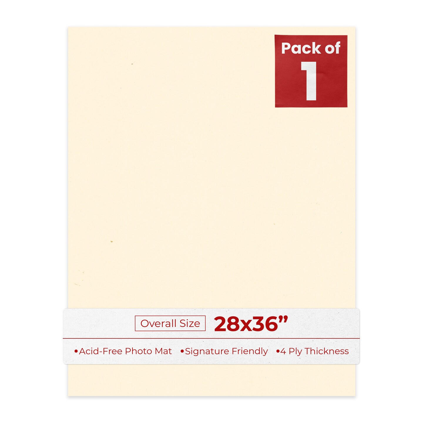 Bamboo Beige 28x36 Uncut Mat Board - Blank Sheets, No Opening, Color ...