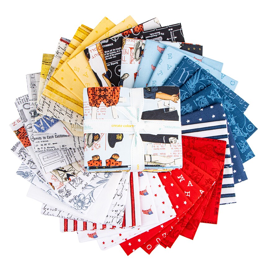 Sew America Fat Quarter Bundle by J. Wecker Frisch for Riley Blake (FQ-17340-30)