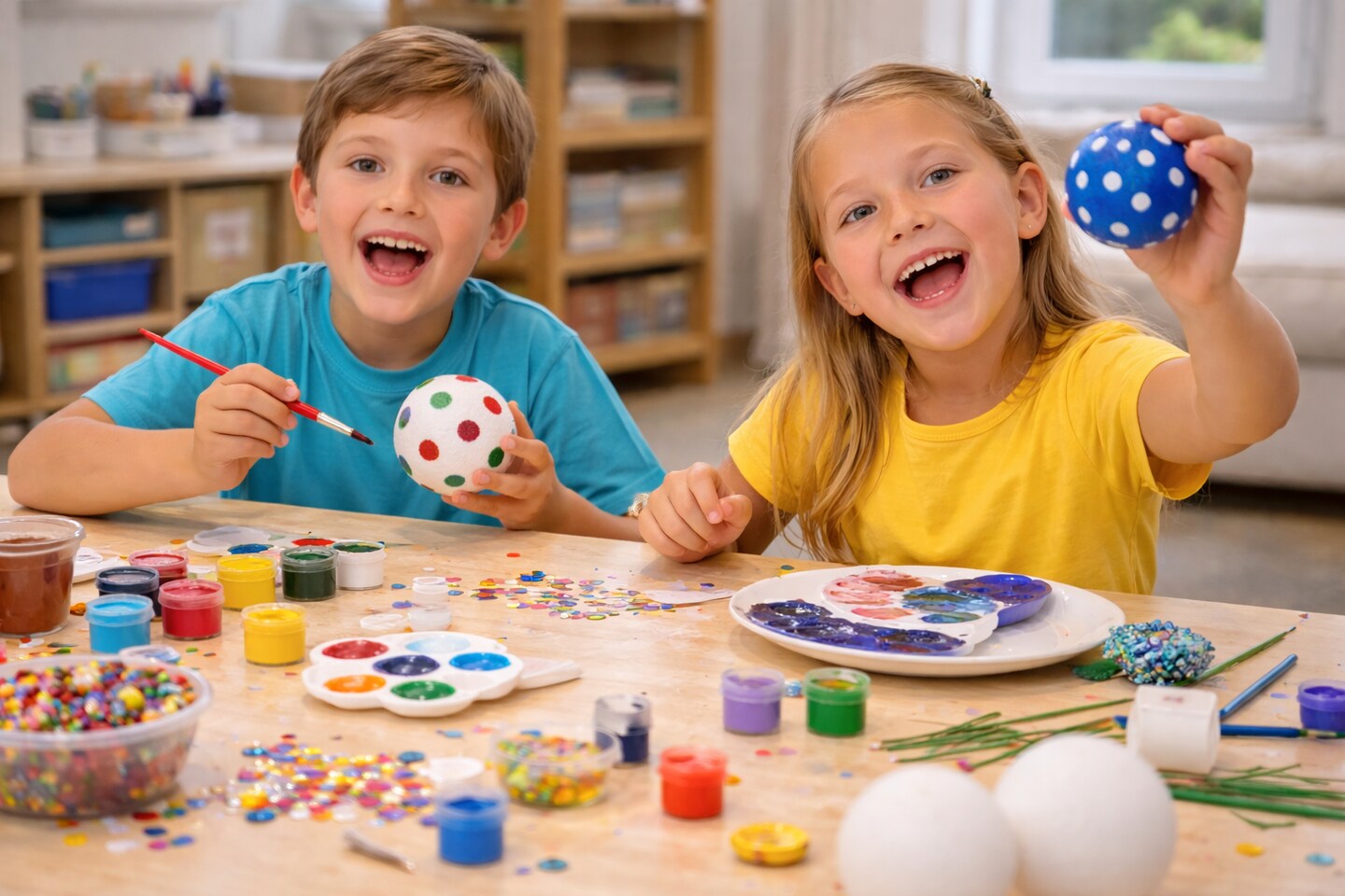 3" Styrofoam Craft Ball – Smooth White Foam Ball for DIY Projects & Classroom Crafts (1/pk)