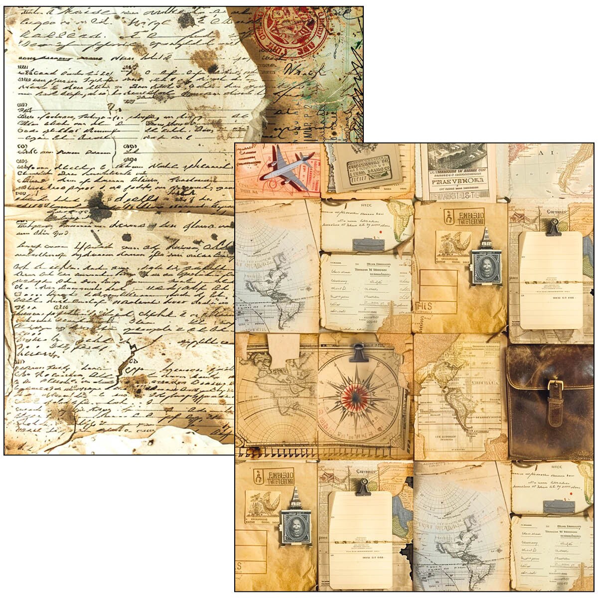 Ciao Bella LuMania - Mixed Media Book Journey Ahead A4 Maxi - LuMania