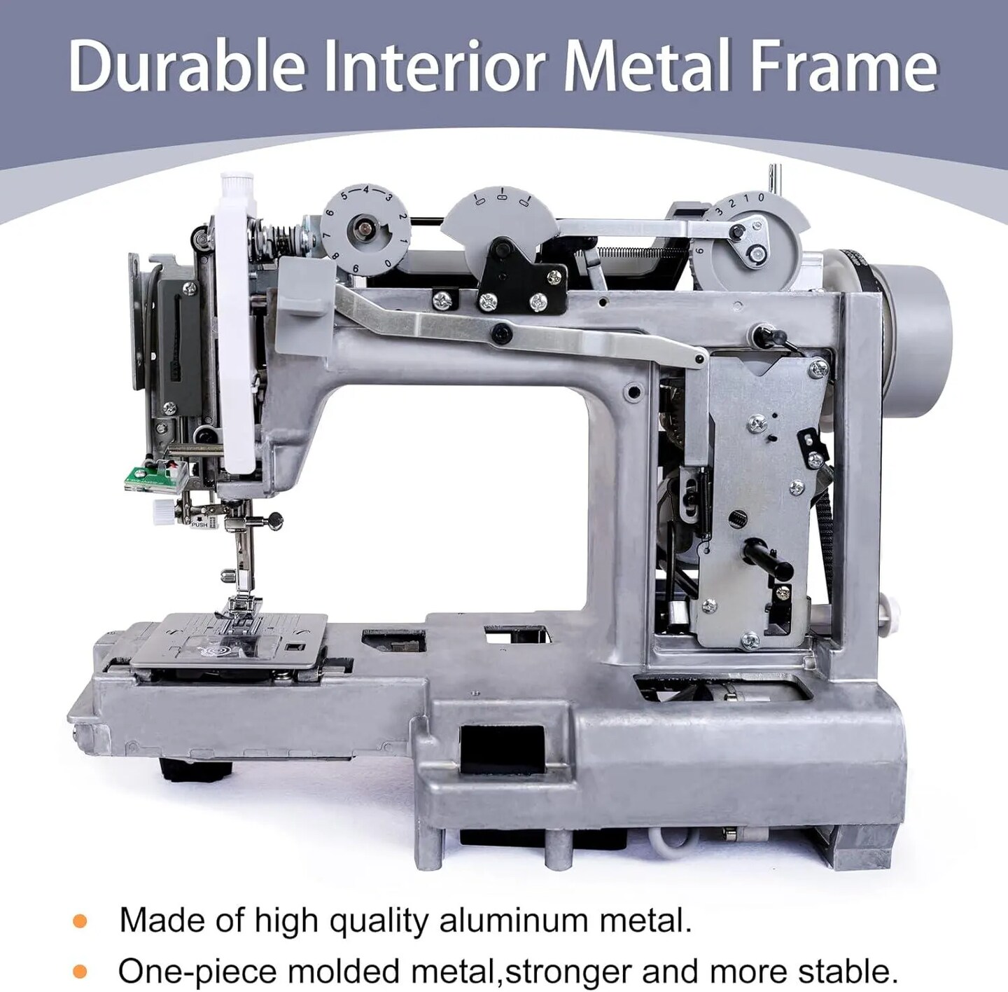 FEIYUE FYe350 Sewing Machine: Heavy Duty, 23 Built-in Stitches, Servo Motor