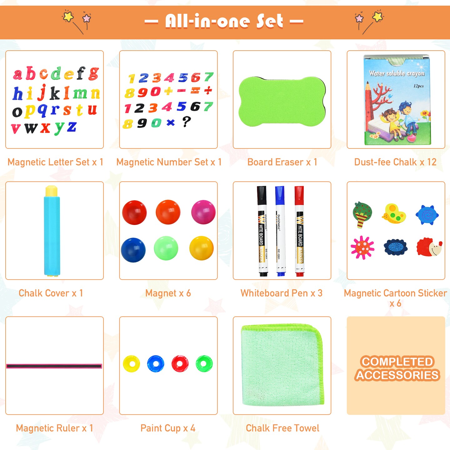 Natural Children’s Double-Sided Drawing Easel with Paper Roll