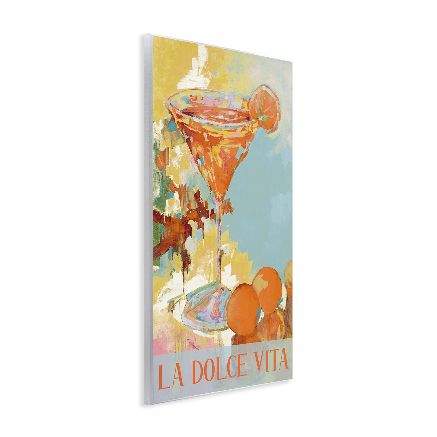 Stupell Industries La Dolce Vita Citrus Cocktail Wall Plaque, design by Jane Slivka