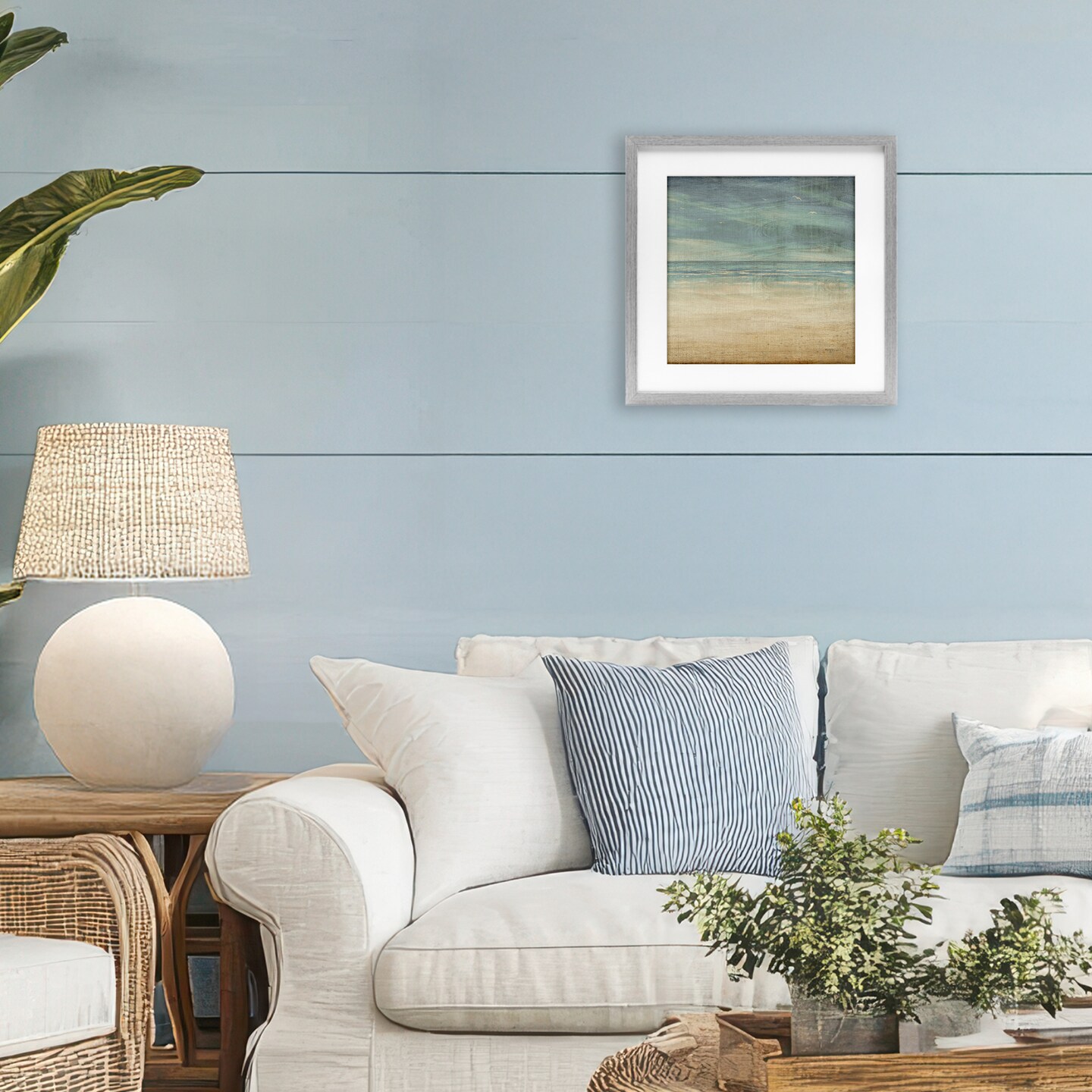 Stupell Industries Moody Coastal Days Framed Print Under Glass, design by Dan Meneely