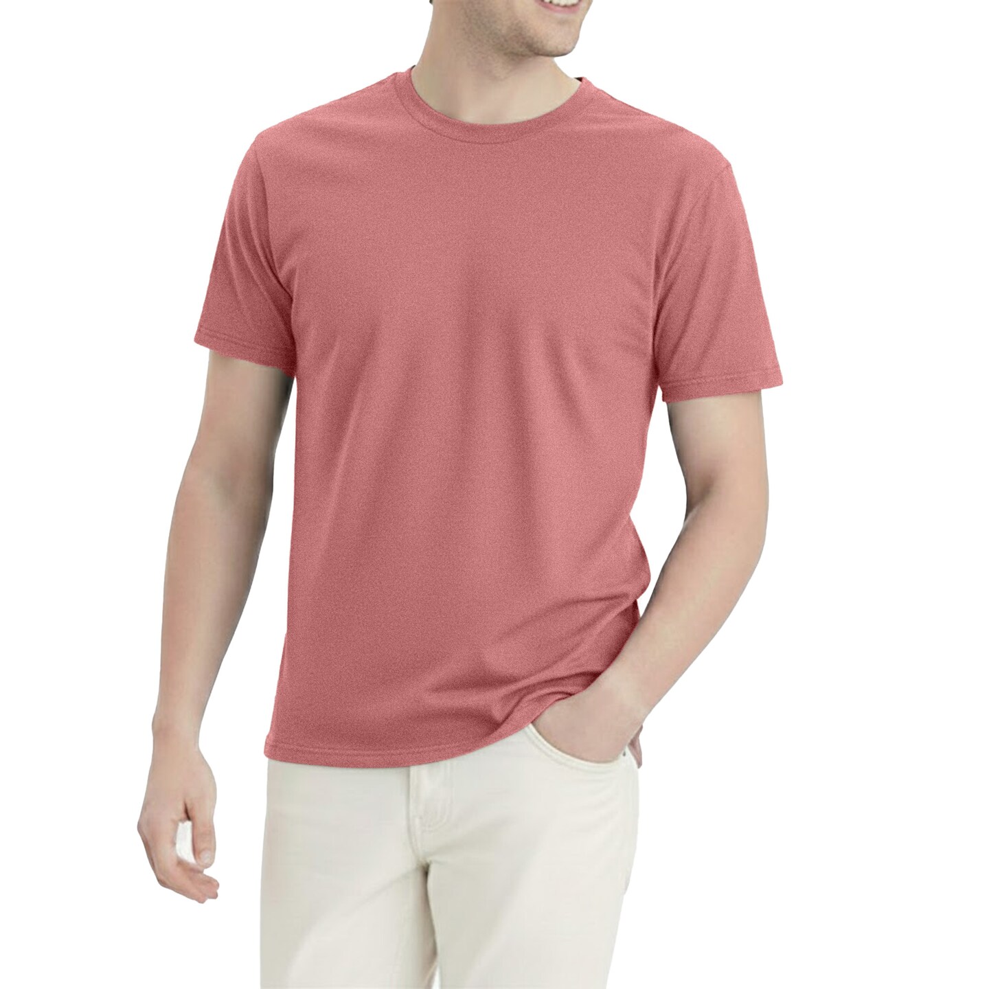 Hanes Perfect-T Blank T-Shirt, Crewneck Short Sleeve Basic Plain Tee