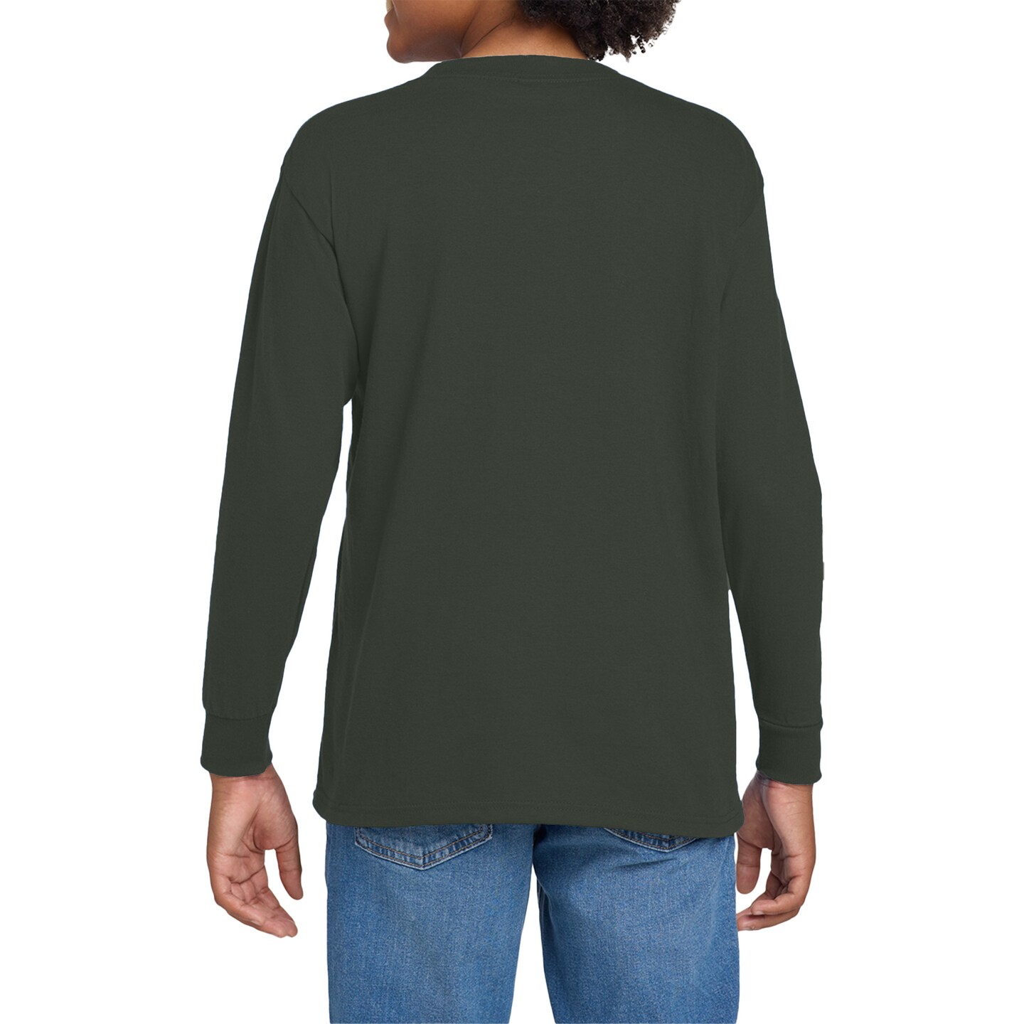 Gildan Youth Heavy Cotton Long Sleeve T-Shirt for DIY, Painting & Screen Printing