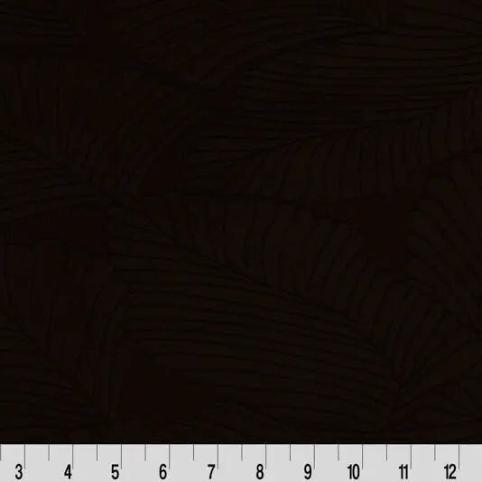 Brown Chocolate Cuddle 3 Extra Wide Tropic Burnout Fabric per yard