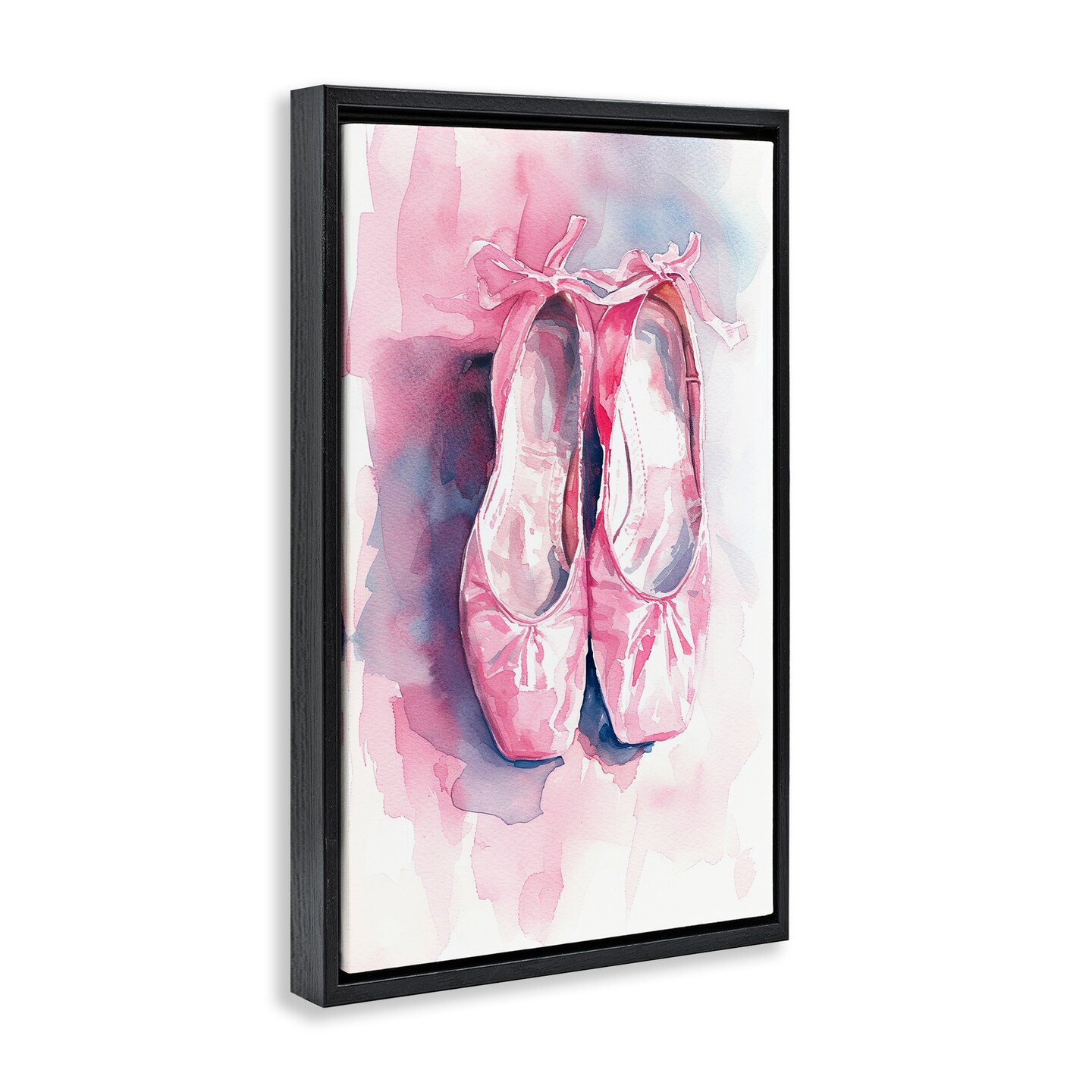 Stupell Industries Blush Ballet Slippers Floating Frame, design by
