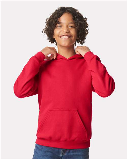 Gildan® Youth Softstyle Midweight Long Sleeve Hooded Sweatshirt