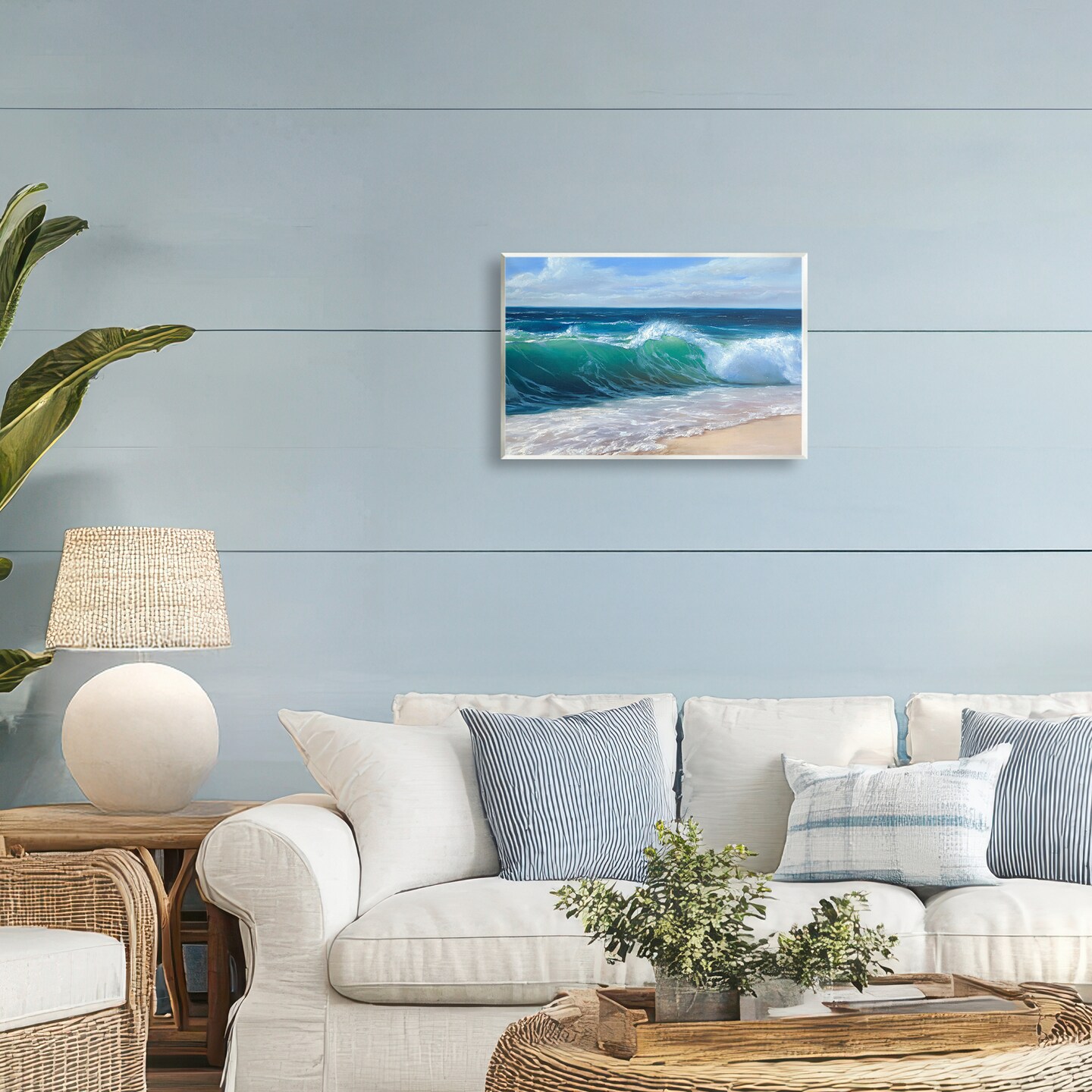 Stupell Industries Content Beach Waves Shore Wall Plaque, design by Dimitri Sirenko