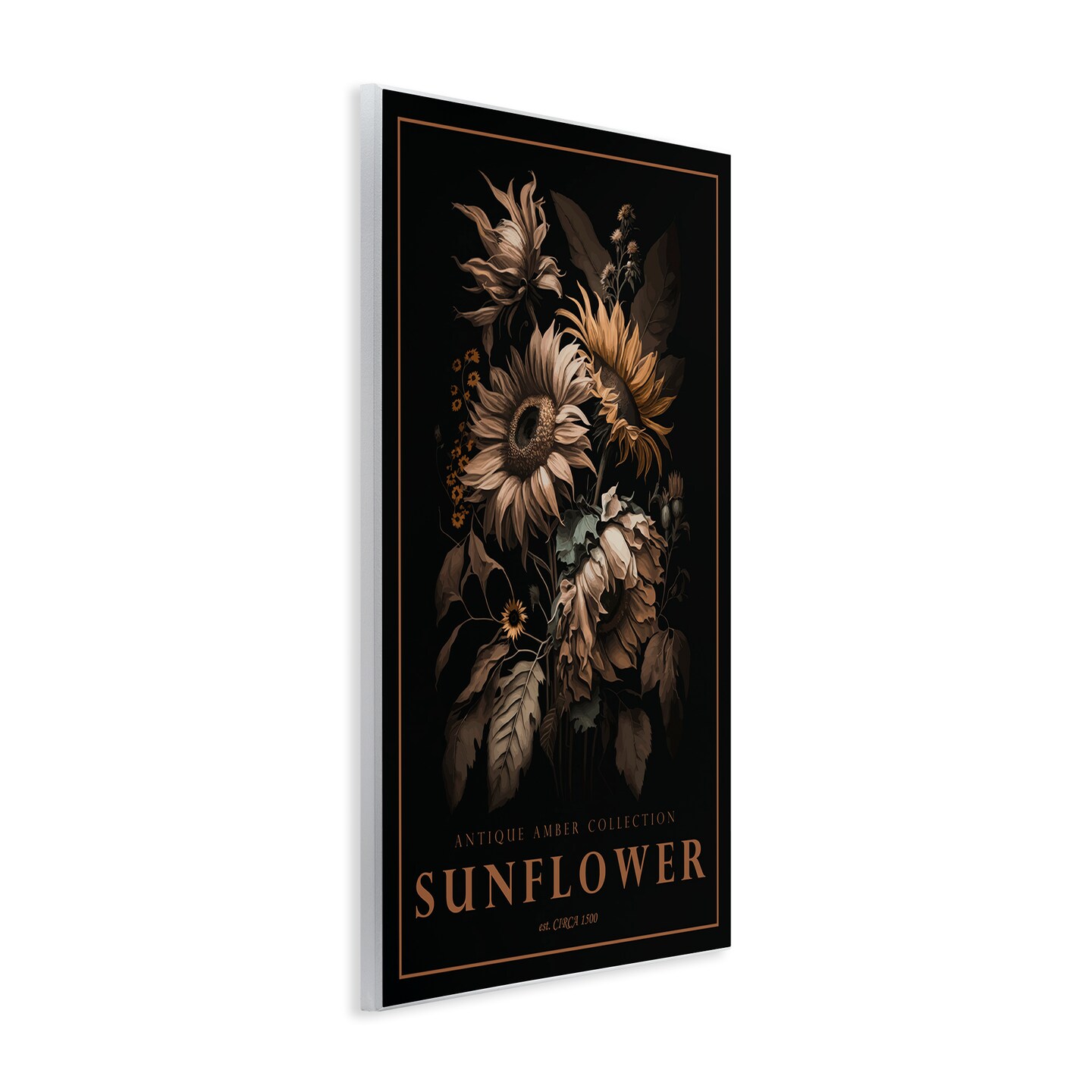 Stupell Industries Antique Sunflower Light Wall Plaque, design by Chris Giampietro